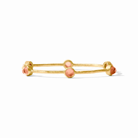 Julie Vos - Bracelet - Milano Luxe Bangle - Medium - Iridescent Melon - Findlay Rowe Designs