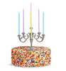 Two's Company- Candelabra Cake Topper