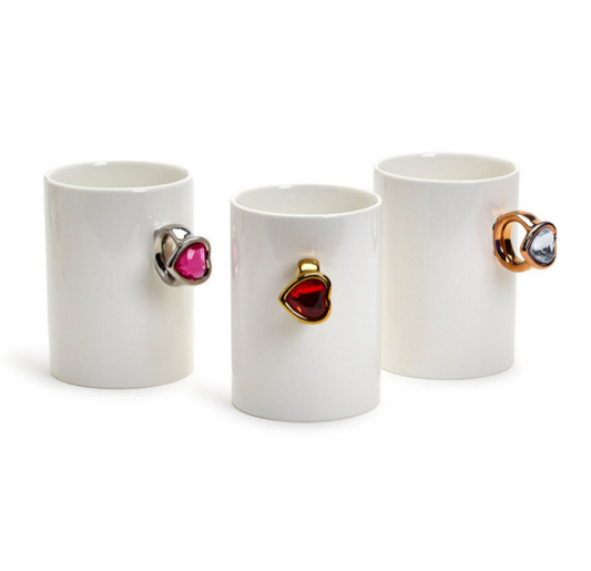 Put a Ring On It Heart Jewel Mug - Findlay Rowe Designs