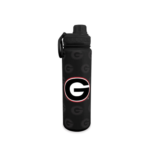 Fanatics - 24oz Stainless Water Bottle - Black - UGA G Logo