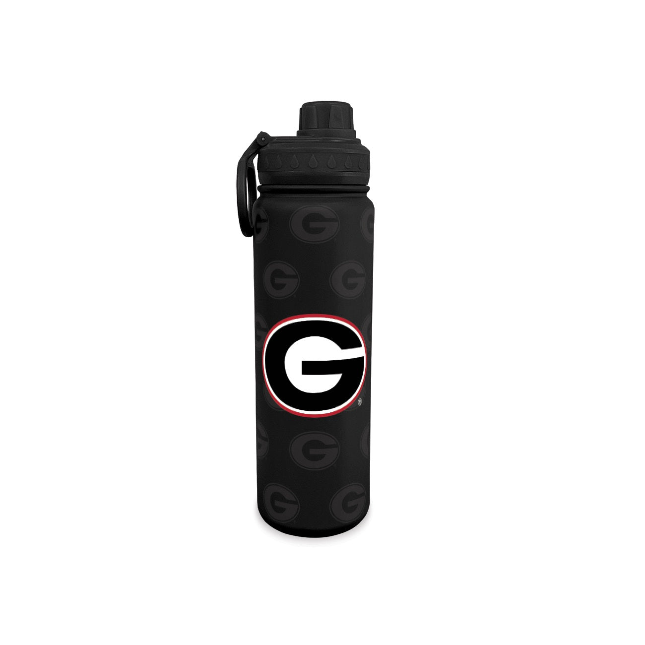 Fanatics - 24oz Stainless Water Bottle - Black - UGA G Logo