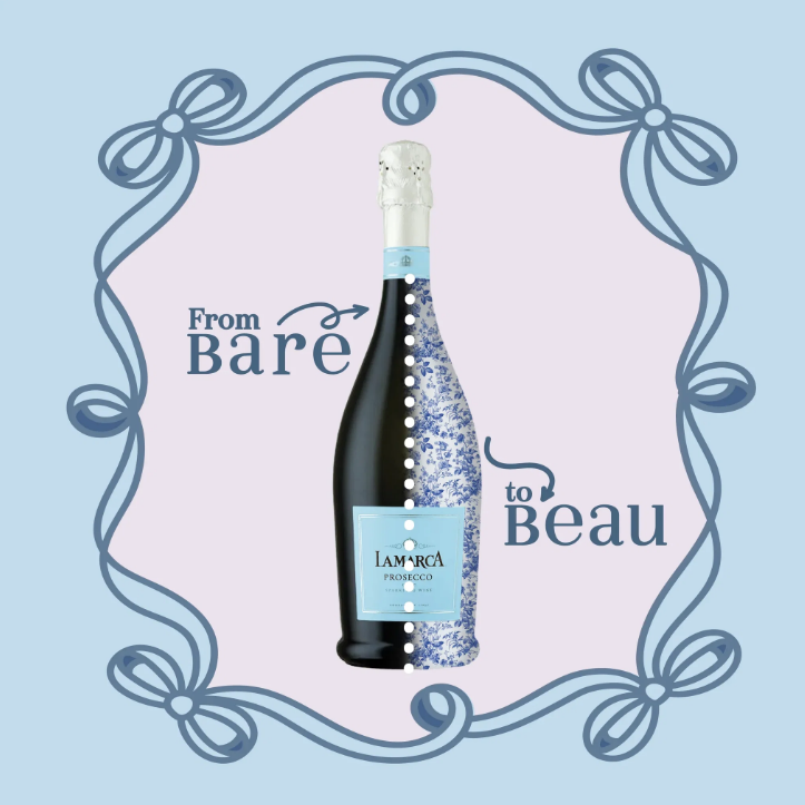 Beau Bottles - Prosecco Wrap - 750ml - Findlay Rowe Designs