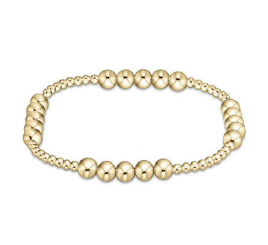 Enewton - Classic Blissful Pattern Bracelet 2.5mm- 5mm Gold - Findlay Rowe Designs