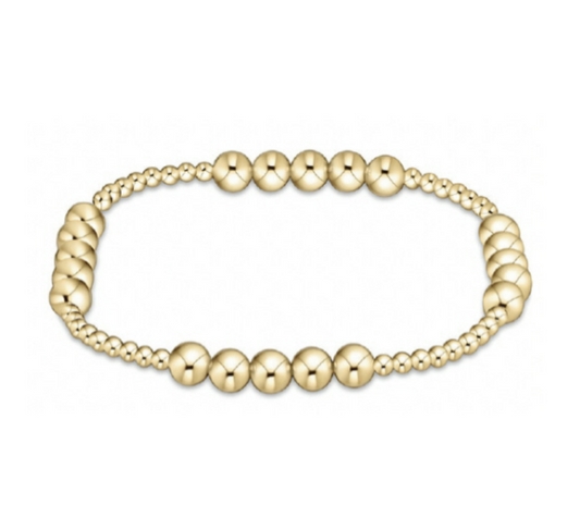 Enewton- Classic Blissful Pattern Bracelet 2.5mm- 5mm Gold