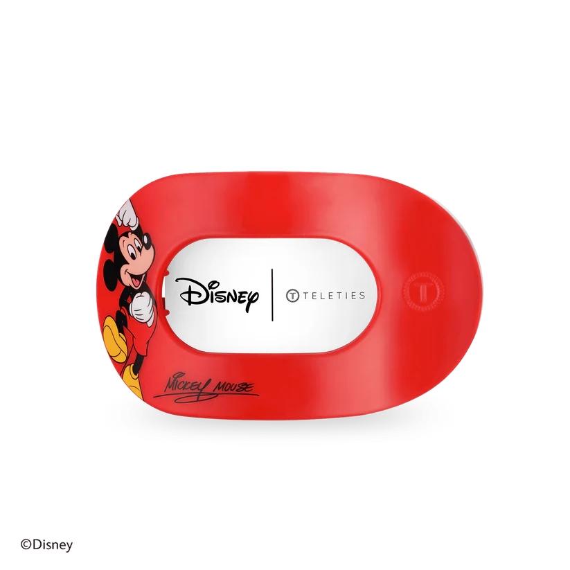 Teleties - Flat Round Hair Clip - Mickey Mouse - Medium - Findlay Rowe Designs