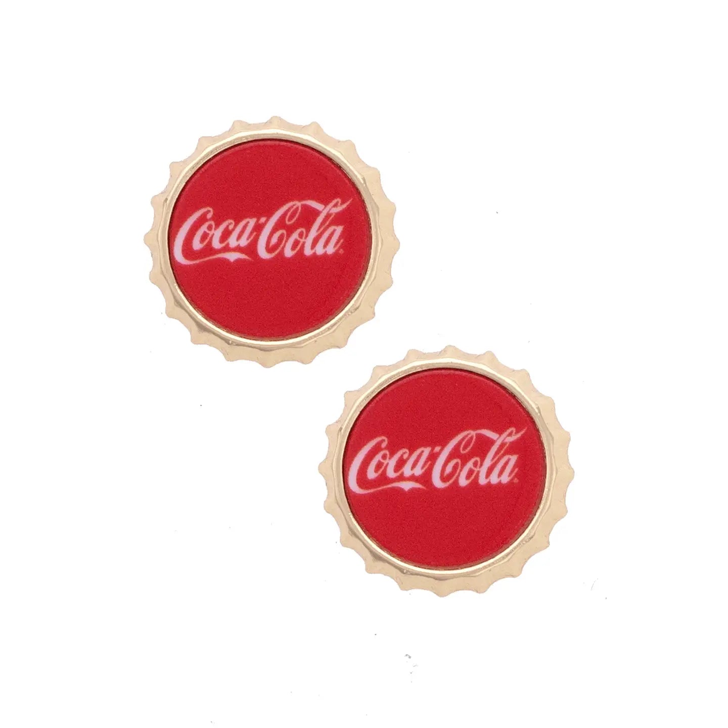 Canvas - Earrings - Coca-Cola Bottlecap - Findlay Rowe Designs