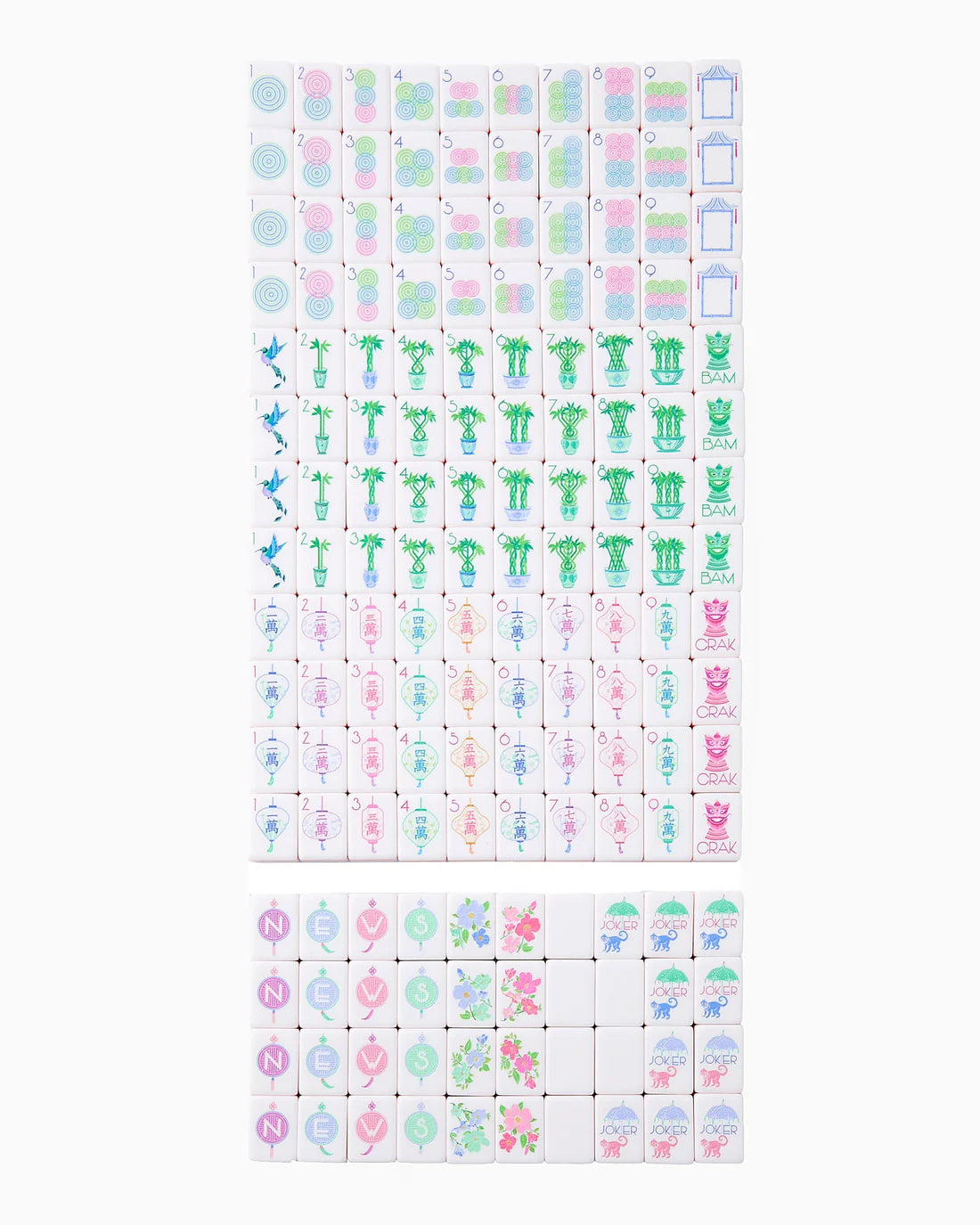 Oh My Mahjong - Luminaire Mahjong Tiles