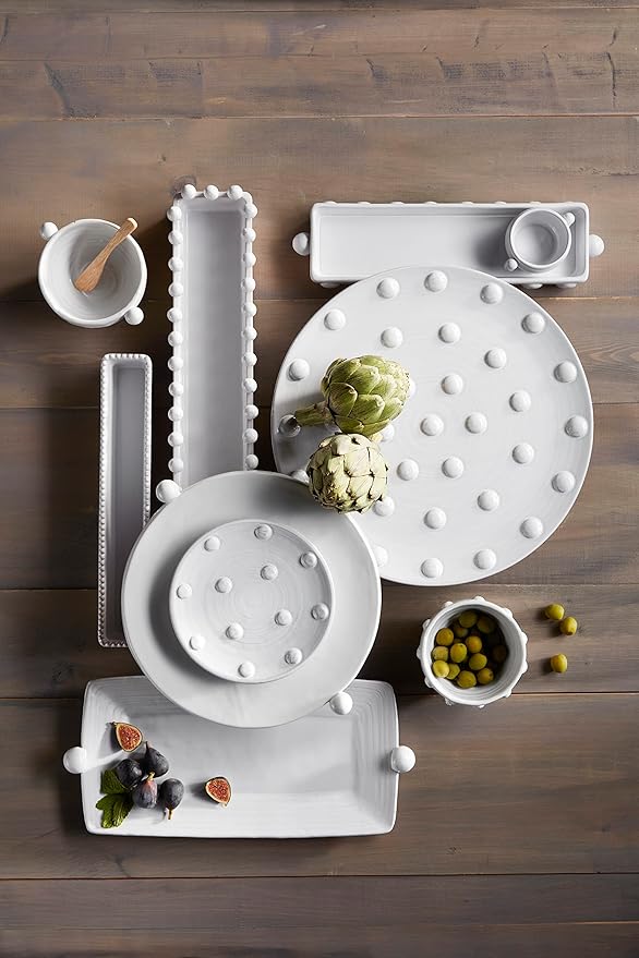 Clearance - Mud Pie - Platter - Bead Handle