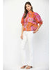Top - Balloon Sleeve - Floral Patchwork - Findlay Rowe Designs