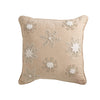 Mud Pie - Pillow - Beaded - White Christmas - Findlay Rowe Designs
