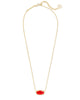 Kendra Scott - Elisa Gold Pendant Necklace in Red Illusion - Findlay Rowe Designs