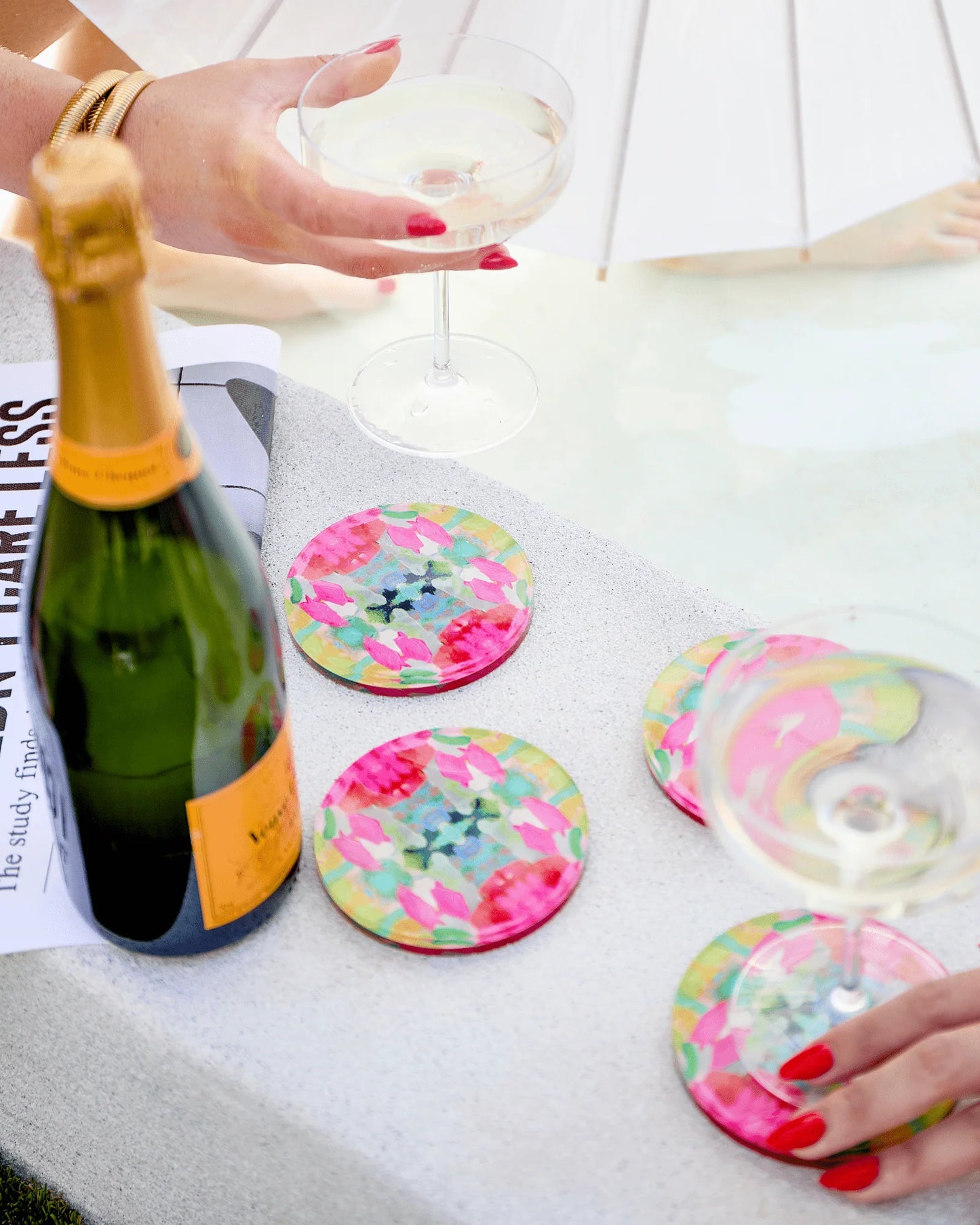 Tart by Taylor x Laura Park - Coasters - Pink Paradise - Findlay Rowe Designs