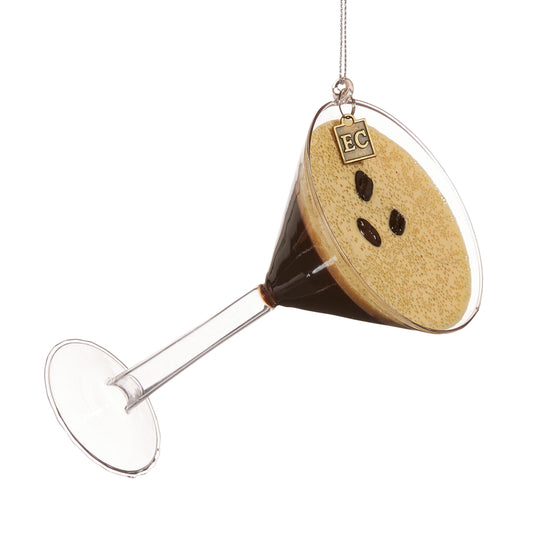 Ornament - 5.5" Chocolate Espresso Martini