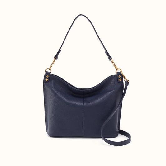 Hobo - Pier Shoulder Bag - Pebbled Leather - Ink Navy - Findlay Rowe Designs