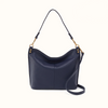 Hobo - Pier Shoulder Bag - Pebbled Leather - Ink Navy