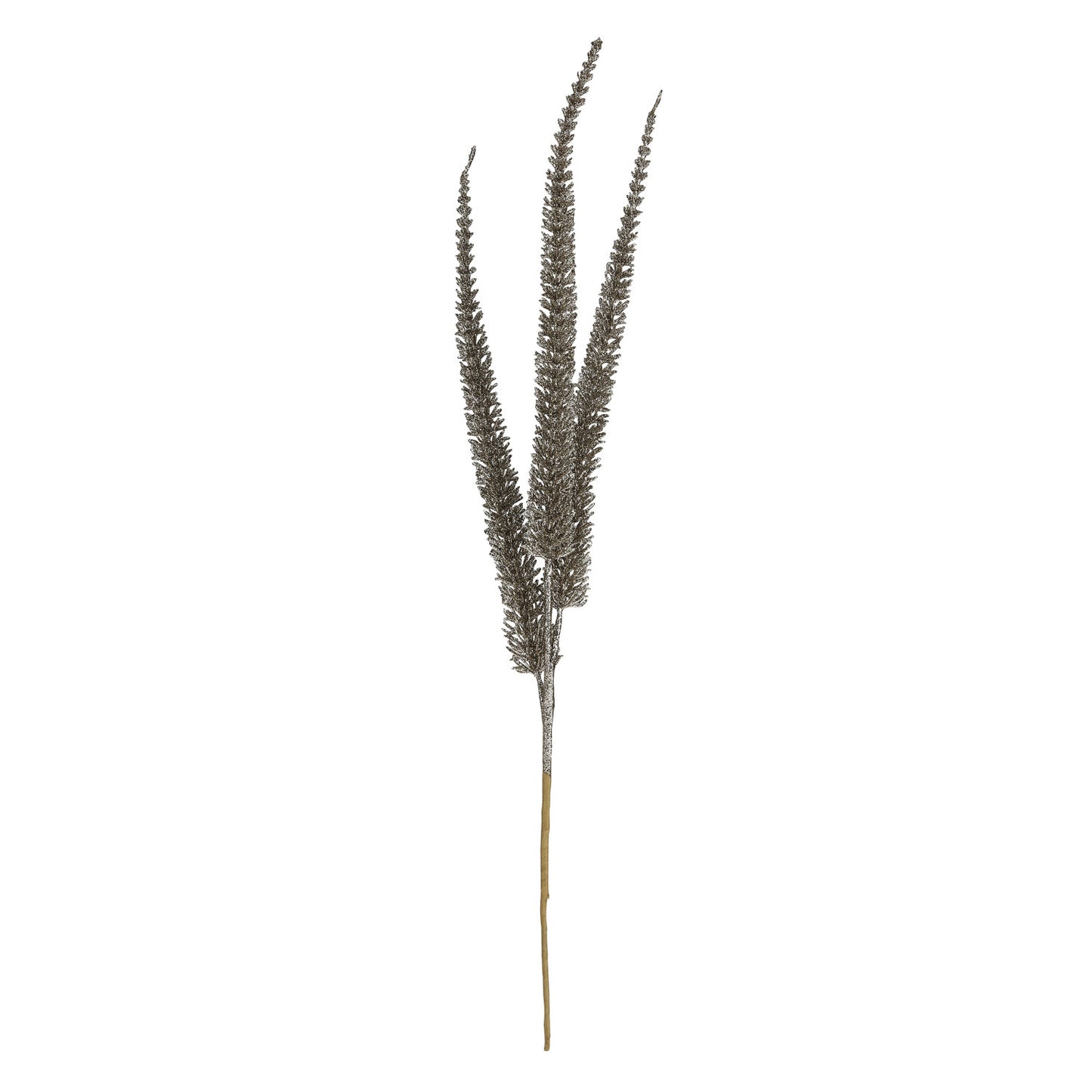 Spray -  Faux Fern Frond  - Champagne Glitter - Findlay Rowe Designs