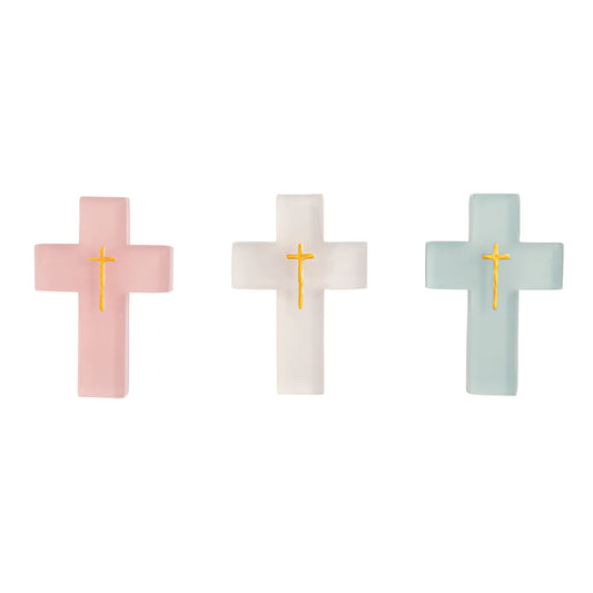 Mud Pie - Cross - Resin with Gold - Findlay Rowe Designs