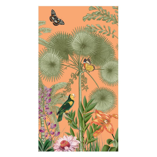 Caspari - Guest Towel Napkin - Paradise Garden Melon - Findlay Rowe Designs