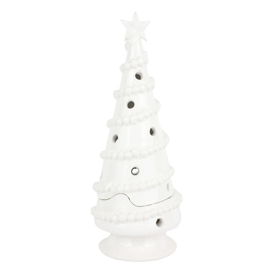 Clearance - Vietri - Foresta - White Large Garland Tree