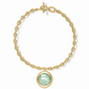 Julie Vos - Necklace - Laguna Statement - Iridescent Aquamarine Blue - Findlay Rowe Designs