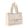 Tote - Cotton Canvas -  Sketch Bag Motif - Findlay Rowe Designs