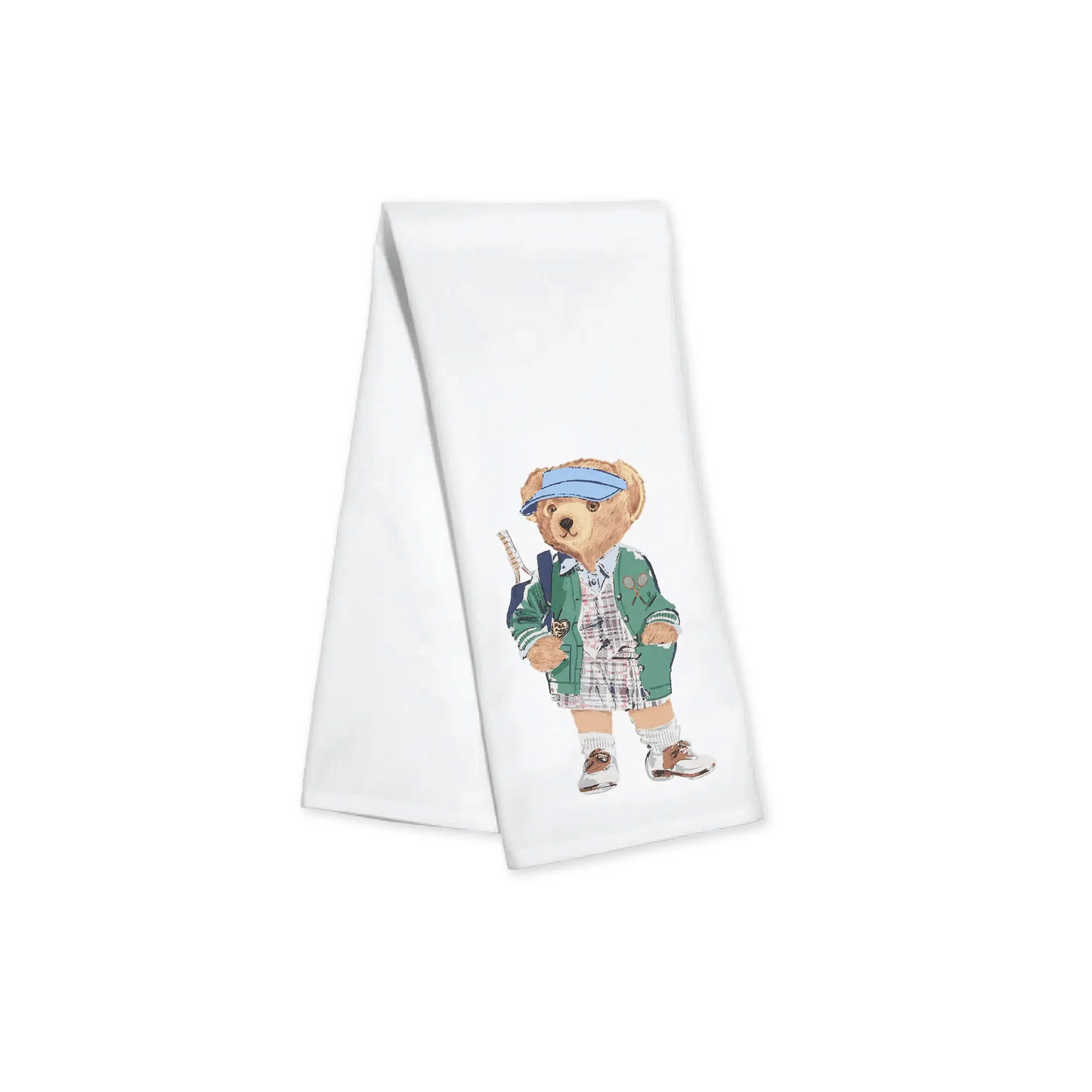 Towel - Tennis Bear - Findlay Rowe Designs