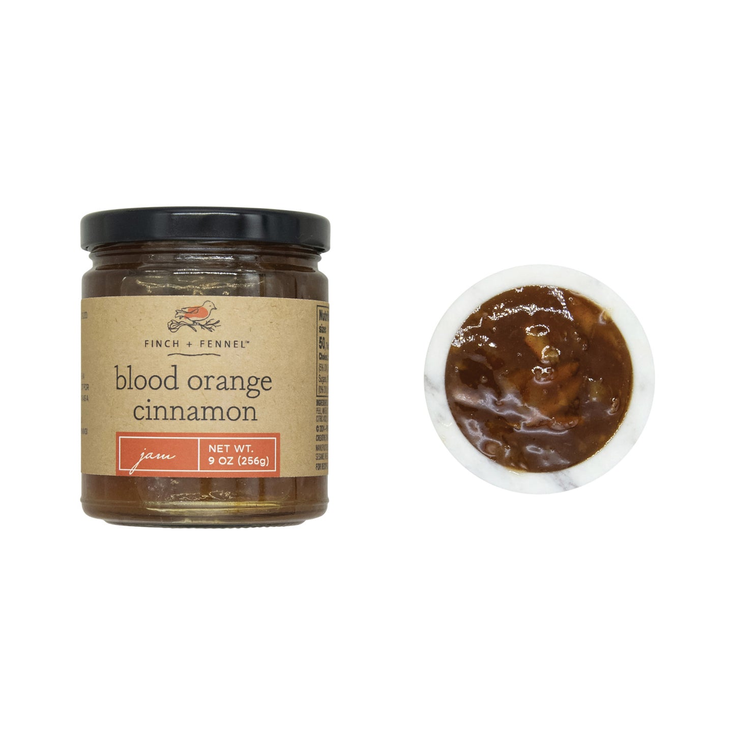 Finch and Fennel - Blood Orange Cinnamon Jam - 9oz - Findlay Rowe Designs