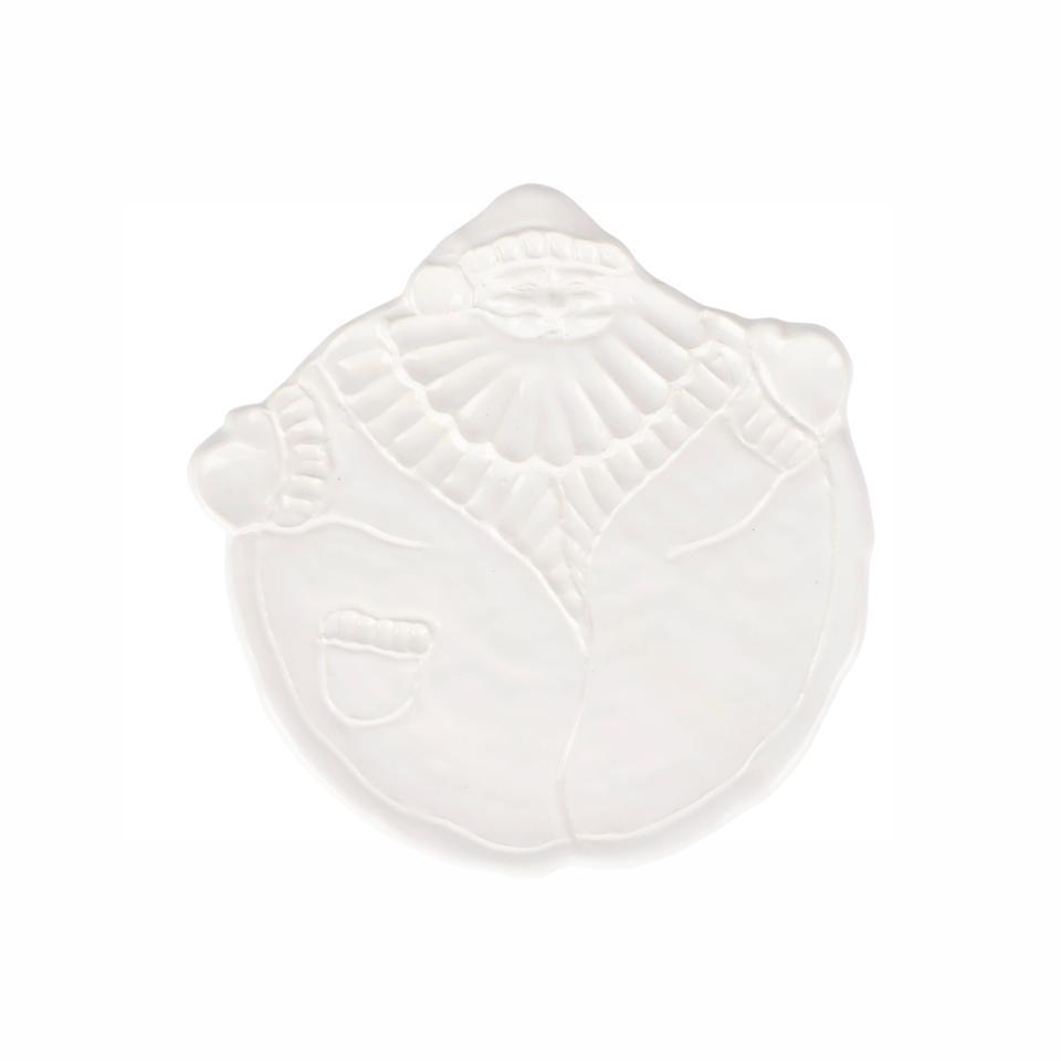 Clearance - Vietri - Pietra Natale Figural Santa Salad Plate - Findlay Rowe Designs