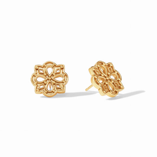 Julie Vos - Soho Stud Earrings- Gold - Findlay Rowe Designs