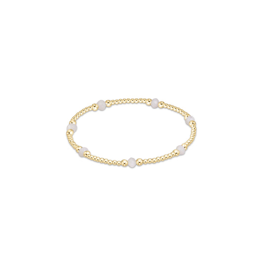 Enewton - Extends - Purpose Gemstone 4mm Bracelet - Mother Of Pearl - Findlay Rowe Designs