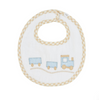 Mud PIe- CAR & TRAIN APPLIQUE BIBS