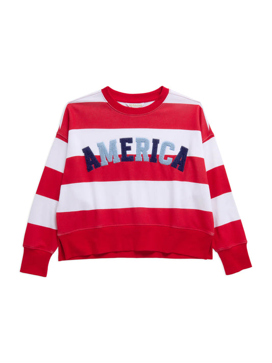 Shiraleah - Sweatshirt - America Rugby Stripe - Findlay Rowe Designs