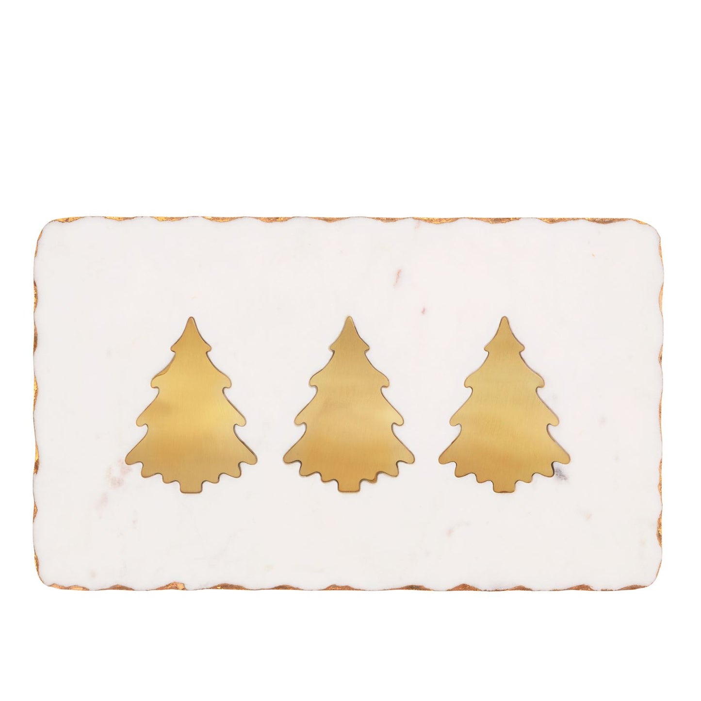 Mud Pie - Christmas  Cheese Board - Gold Tree
