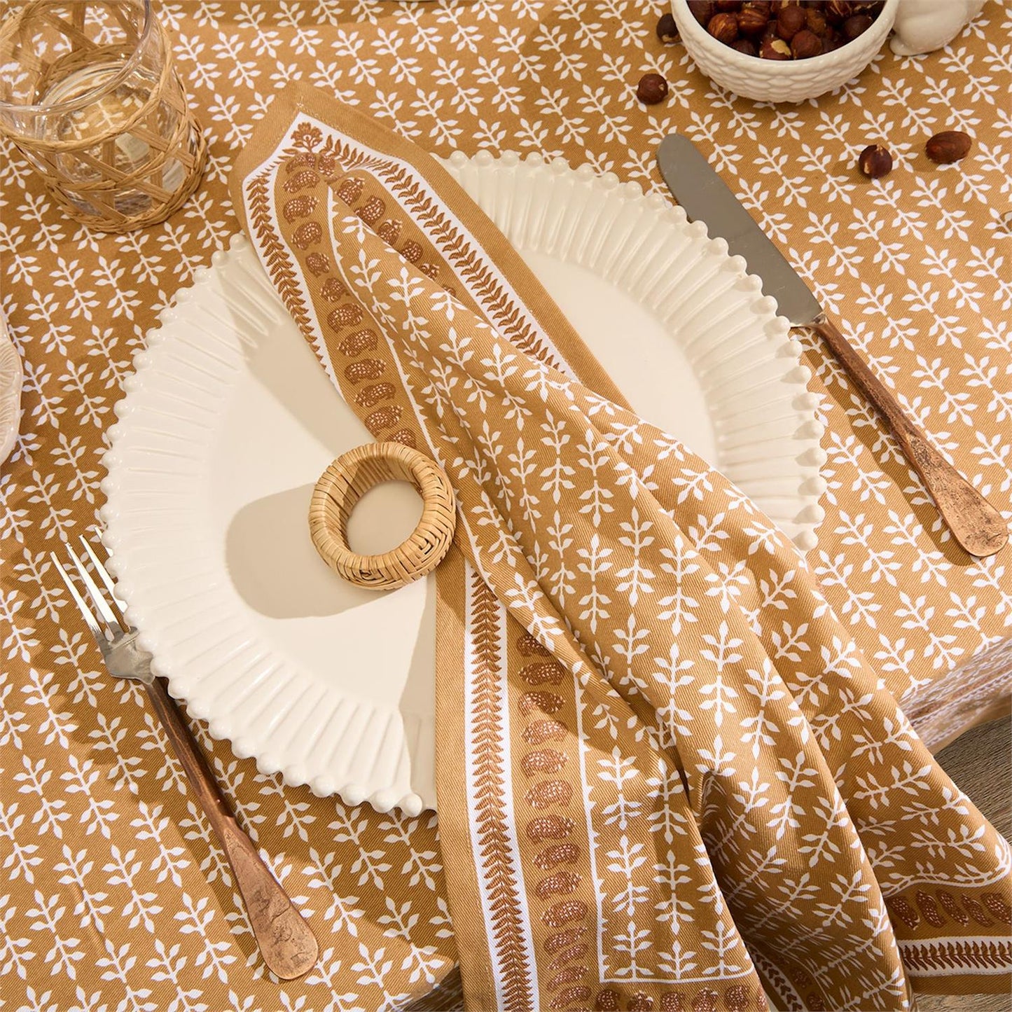 Cloth Napkin - Natural Elements - Set 4