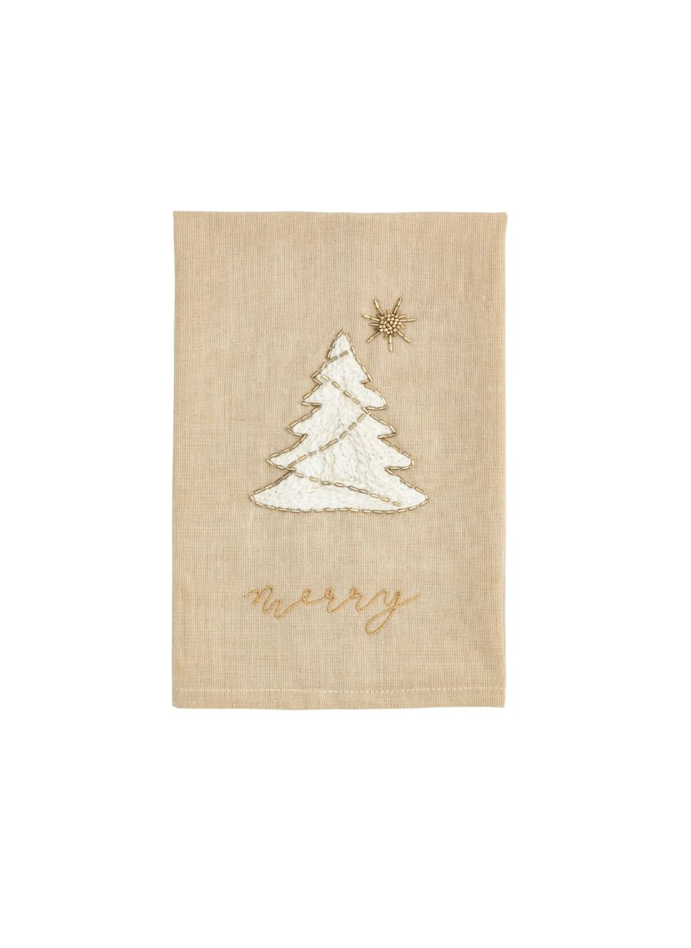 Mud Pie - Christmas Embroidered Towel - Inspirational