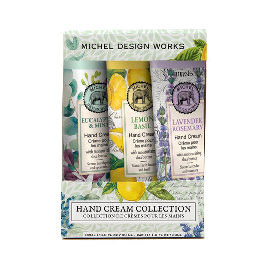 Michel Design Works -  Hand Cream Collection - Botanicals - Set 3 - Findlay Rowe Designs