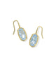 Kendra Scott - Earrings - Drop - Lee Luxe Gold - Light Blue CZ - Findlay Rowe Designs