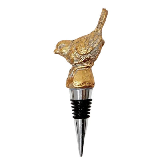 Bottle Stopper - Gold Bird - Findlay Rowe Designs