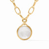 Julie Vos - Necklace - Solara Statement - Iridescent Clear Crystal - Findlay Rowe Designs