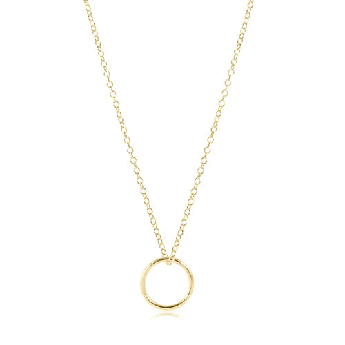 Enewton - egirl 14" Necklace Gold - Halo Gold Charm - Findlay Rowe Designs