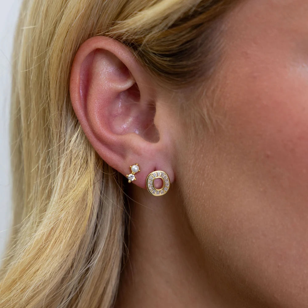 Sahira - Earrings - CZ Eternity Studs - Findlay Rowe Designs