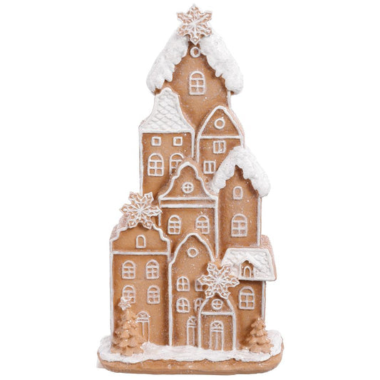 Gingerbread House - Snowed 8"