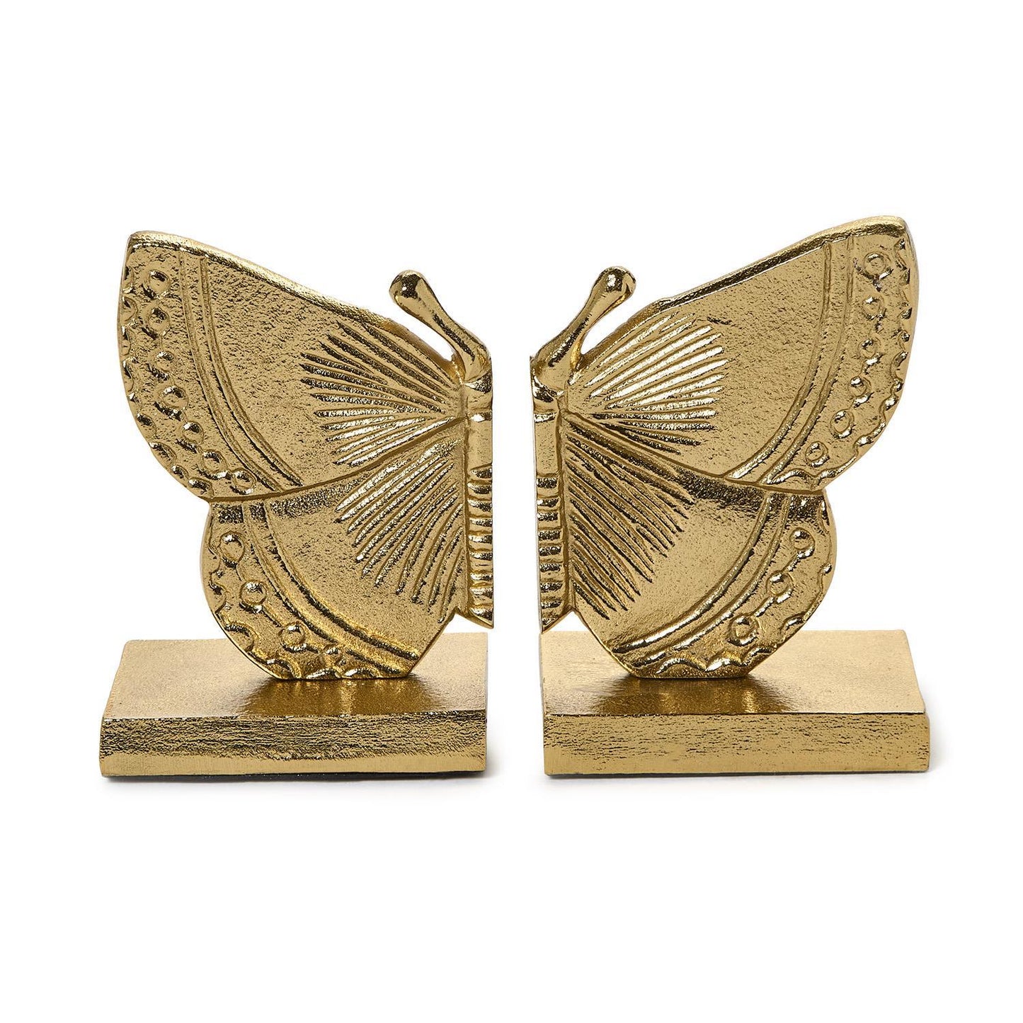 Bookends - Fluttering Golden Butterfly - Findlay Rowe Designs