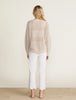 Barefoot Dreams -Stone- Sunbleached Open Stitch Pullover - Findlay Rowe Designs