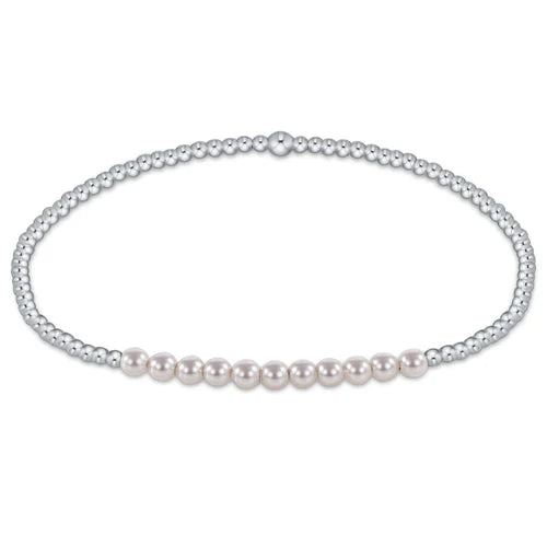 Enewton - Sterling Bliss 2mm Bead Bracelet - Pearl - Findlay Rowe Designs