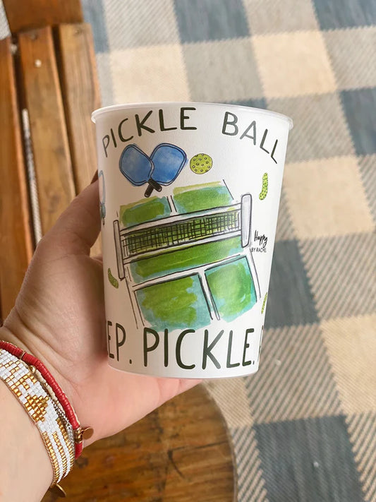 Party Cup - Reuseable - Pickle Ball - Findlay Rowe Designs