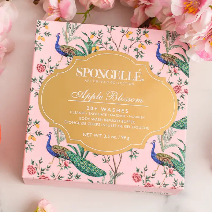 Spongelle - Apple Blossom Art Chinois Body Buffer - Findlay Rowe Designs