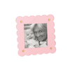 Mud Pie - Frame Mini - 3x3 Pink Scallop - Findlay Rowe Designs