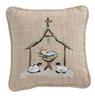 Mud Pie - Christmas Nativity Mini 8in Pillows