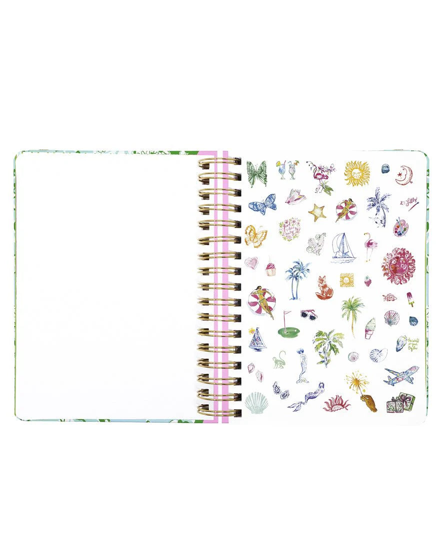 Lilly Pulitzer - Large 17 Month Agenda 2026-2027 -  Mint Condition Burst of Joy